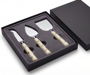 <b>Cheese</b> <b>Knife</b> <b>Set</b> With Stainless Steel Blades And Resin Handles Durable <b>Cheese</b> Tools For Kitchen Use Events And Hotel Use - Product Image 4