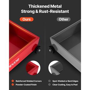 Vasca di raccolta olio mobile da 17 galloni con pompa elettrica, tubo da 2,2 m, maniglia pieghevole - Vasca olio a basso profilo a prova di perdite - Product Image 6