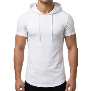 450GSM <b>Mens</b> Short Sleeve Pullover <b>Hoodies</b> Bulk Orders Breathable Style Retail Supply Outdoor Training High Quality Modern Design - Product Image 1