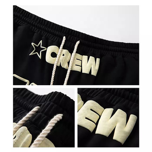 Pantalones Cortos Casuales de Algodón para Hombre, Diseño con Estampado Puff, Cómodos para Deportes al Aire Libre de Verano, Venta al Por Mayor - Product Image 5