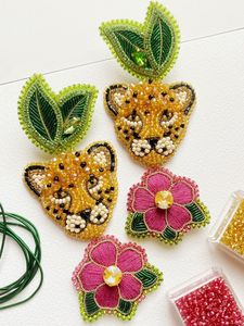 12. Wholesale Boho Embroidery Beaded <b>Earrings</b> for Women Featuring Unique Handmade Designs for Summer Festival and Resort Fashion - Product Image 6