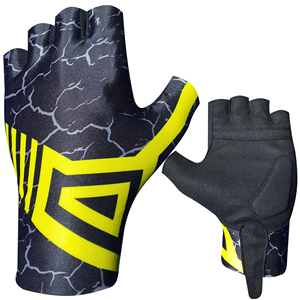 Guantes de Ciclismo Unisex Antideslizantes, Transpirables y Ligeros con Recubrimiento de Poliuretano, de Alta Calidad, Acolchados, de Medio Dedo, con Absorción de Impactos - Product Image 1