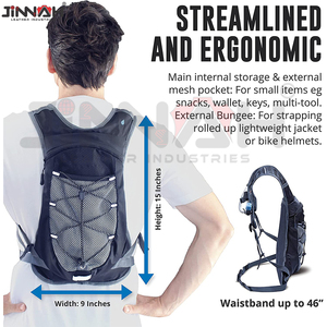Sac à dos d'hydratation pour le sport, le camping et la course à pied avec poches à eau, prix compétitif - Product Image 2