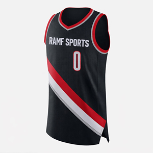 Ensemble de maillots de basketball personnalisables OEM vierges, dernière collection, pour sublimation, avec impression couleur, grandes tailles, design et logo sur mesure - Product Image 1