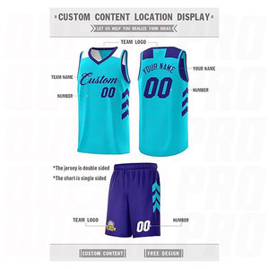 Ensemble d'uniformes de basketball personnalisés en gros avec logo pour adultes et enfants, tailles plus grandes, maillots et shorts, tenue de basketball d'équipe, vêtements de sport par sublimation - Product Image 3