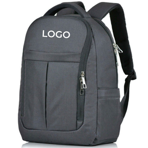 Minimalist Oxford Laptop <b>Backpack</b> With Zipper Closure Water Resistant Unisex Softback 20-39L Shoulder Straps - Product Image 1