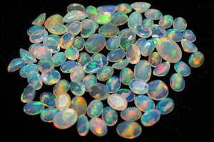 Valuable Ethiopian Opal Gemstone Loose Faceted Opal <b>Stone</b> Oval Shape <b>Gems</b> For Making Jewelry - Product Image 6