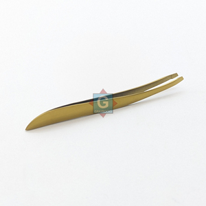 แหนบดึงขนคิ้วปลายเฉียง สแตนเลส สำหรับขายส่ง - Product Image 1