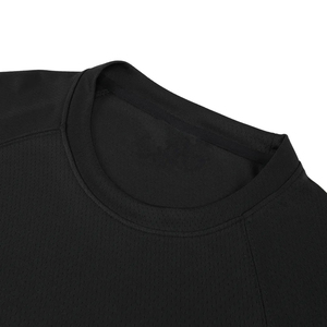 T-shirts en coton tricoté 100% personnalisés pour hommes, blancs, avec motif de personnage et col contrasté - Product Image 4