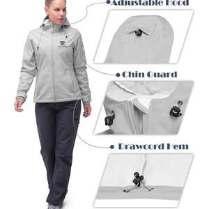 Chaqueta Cortavientos de Invierno de Manga Larga, Tejida, Transpirable, Diseño Personalizado, Alta Calidad, para Adultos - Product Image 2