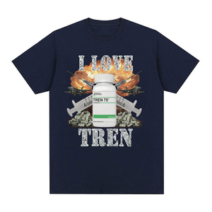 T-shirt graphique personnalisé tendance pour homme, col rond rétro, manches courtes décontractées, coupe oversize unisexe, 100 % coton écologique, épaules tombantes - Product Image 2