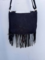 Nouvel Arrivage Sac à Main en Cuir de Vachette Style Western, Sac Bandoulière Bohème à Franges, Sac Chic, Petit Sac en Cuir de Vachette Très Vendu