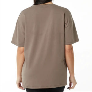 Camiseta Oversize para Mujer, Oferta, Personalizada, Ecológica, Holgada, Deportiva, Informal, para Verano - Product Image 4