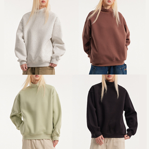 เสื้อคอเต่าผู้ชายแบบสั่งทำพิเศษ ผ้าเทอร์รี่ปักลาย หนานุ่ม สวมใส่สบาย ทันสมัย น้ำหนักมาก สีพื้น ทรงปกติ 100% ออร์แกนิค - Product Image 2