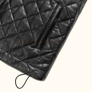 2026 OEM Top Trending Custom-Made Black Leather <b>Vest</b> <b>For</b> <b>Men's</b> 100%High Quality Wholesale Price Winter Wear Fashion <b>Heated</b> <b>Vests</b> - Product Image 5