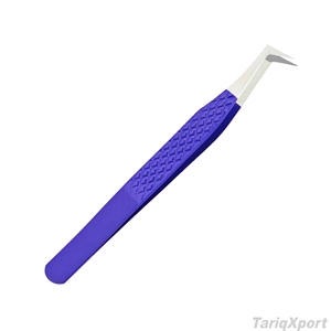 Pinzas Profesionales de Alta Calidad para Pestañas, de Acero Inoxidable, Antideslizantes, con Punta Puntiaguda, Mango Cómodo, Venta al Por Mayor - Product Image 3