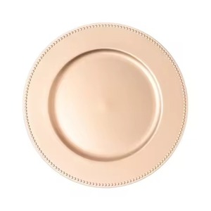 Assiette de service décorative en cuivre pour banquets et célébrations - Product Image 3