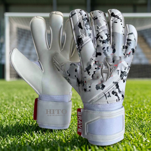 Gants de gardien de but en latex allemand pour adultes et jeunes, prix d'usine en gros, gants de football professionnels avec super grip en latex - Product Image 2