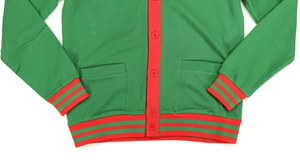 Suéter Cárdigan Personalizado para Hombre, Estilo Universitario, con Parches y Logotipo Bordado en la Parte Delantera, para el Espíritu Universitario en Invierno - Product Image 3