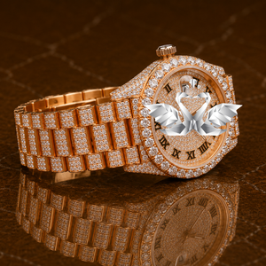 Premium Stainless Steel Moissanite Diamond Watch Men Luxury Fashion Watch - Product Image 2