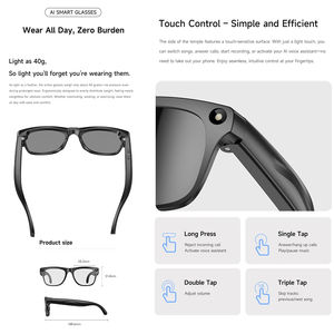 Gafas Inteligentes Electrocrómicas XK Noe Mac con Cámara HD <span class=keywords><strong>para</strong></span> Grabación, Aplicaciones Inteligentes <span class=keywords><strong>para</strong></span> Exteriores y Grabación Diaria - Product Image 5