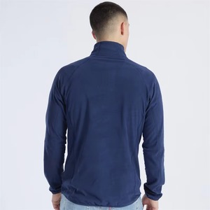 Wholesale <b>Mens</b> Hoodies Oversized Heavy GSM Cotton Pullover Custom Logo OEM Fashion Wear <b>Men's</b> Navy Blue <b>Half</b> <b>Zip</b> Fleece <b>Jacket</b> - Product Image 1