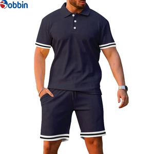 Conjunto de Pantalones Cortos Polo Unisex Cómodos y Transpirables con Logotipo Personalizado, Nueva Llegada, Conjunto Deportivo Corto para Hombre de Talla Grande - Product Image 5