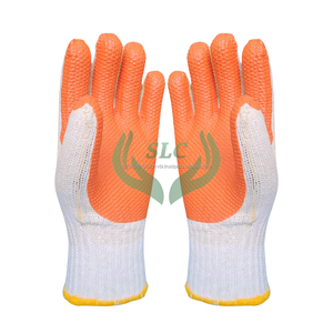 ถุงมือยางเคลือบ SLC ป้องกันการลื่น ลายเกล็ดปลาเต็มตัว ข้อมือถัก สำหรับงานทั่วไป - Product Image 4