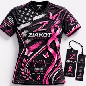 ZIAKOT industry New design Men's Custom White Red-Purple 3D American Flag Performance <b>T</b>-<b>Shirt</b> - Product Image 6