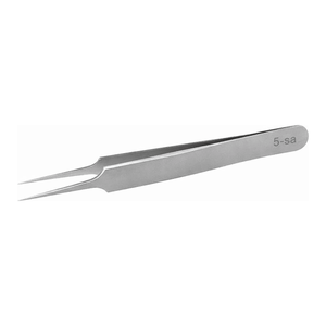 Pincettes en acier inoxydable anti-magnétiques de qualité industrielle 110 mm pour travaux de précision en laboratoire - Product Image 2