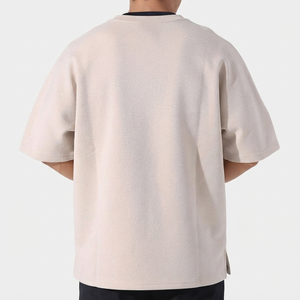 เสื้อยืดผู้ชายผ้าฝ้าย พิมพ์ลายปักตามสั่ง พร้อมส่ง คุณภาพพรีเมียม โรงงานรับผลิตแบบ OEM ODM เสื้อยืดผู้ชายผ้าฝ้ายคลาสสิก เนื้อผ้านุ่ม - Product Image 6