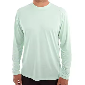 T-shirt en jersey de coton tricoté à manches courtes et col rond pour homme, couleur bordeaux, coupe classique, sportif, séchage rapide, 180g, lavable en machine - Product Image 4