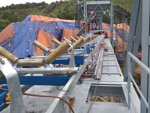 Banda Transportadora con Báscula de 1200 T/H en Oferta, 1400 mm de Ancho, 3.2 m/s, Alta Capacidad, Alta Eficiencia de Producción - Product Image 3