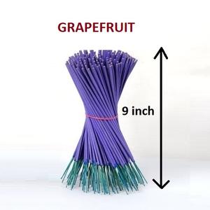 Bâtonnets d'encens au pamplemousse naturel Fourniture en gros à un prix avantageux Bâtonnets de bambou pour bâton d'encens (violet) - Product Image 1