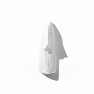 เสื้อยืดทรงบ็อกซี่แฟชั่นแนวสตรีทสำหรับผู้ชาย แขนเสื้อแบบดรอปโชว์เดอร์ ทรงโอเวอร์ไซส์ สตรีทแวร์ พิมพ์ลายได้ตามต้องการ เสื้อยืดผ้าคอตตอนเนื้อหนา - Product Image 4