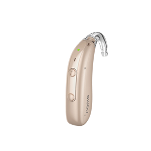 เครื่องช่วยฟังแบบชาร์จได้ Signia Motion Charge&GO 5 IX รุ่น BTE 36 ช่องสัญญาณ พร้อมบลูทูธสตรีมมิ่ง สำหรับผู้สูงอายุ จำหน่ายราคาส่ง - Product Image 1
