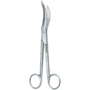 Tijeras de episiotomía de calidad superior Waldmann 18 Cm Acero inoxidable Waldmann Tijeras de epistiotomía Supercut Tijeras de obstetricia - Product Image 1