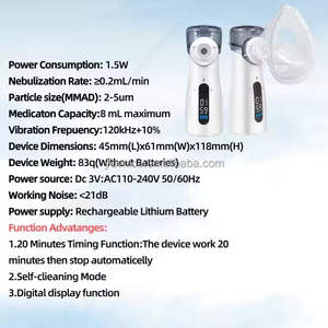 <span class=keywords><strong>Nebulizer</strong></span> Ultrasonik Portabel untuk Rumah, Mesin <span class=keywords><strong>Nebulizer</strong></span> Jaring untuk Dewasa, yang Terbaik - Product Image 5