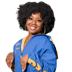 Sigma Gamma Rho Sorority Inc Reversible Windbreaker Women Blue Gold Lightweight <b>Zip</b> <b>Up</b> <b>Jacket</b> Casual Outerwear - Product Image 6