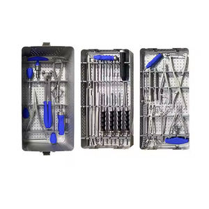 Pinces de fixation manuelles en titane pour vis pédiculaire de colonne vertébrale, kit orthopédique de fixation osseuse, classe II, garantie 3 ans, pour chirurgie - Product Image 1