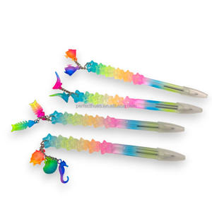 Bolígrafos bonitos al por mayor, bolígrafos temáticos Ocean Park con logotipo personalizado - Product Image 2