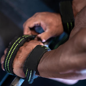 Correas de Levantamiento de Pesas de Algodón Ajustables de Alta Calidad, Antideslizantes, Ligeras, Transpirables, de Alta Elasticidad, Unisex, con Cierre de Gancho y Bucle - Product Image 3