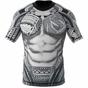Rashguard Personalizado para MMA y BJJ con Ajuste de Compresión Cómodo, Longitudes de Manga Personalizables y Logotipo Frontal con Característica Elástica - Product Image 2
