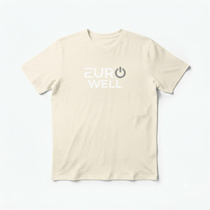 T-shirt vierge unisexe surdimensionné en coton biologique 100 %, 180 grammes, respirant, doux et décontracté – Vente en gros pour l'été - Product Image 1