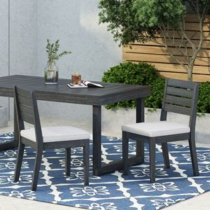 Sedia da pranzo senza braccioli Nestor per arredamento da esterno/patio - Product Image 1