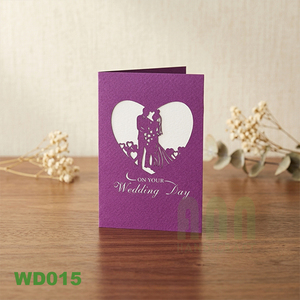 Tarjeta de invitación de pareja 3D DE BODA dulce romántica Tarjetas de felicitación emergentes - Product Image 5