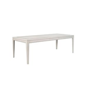 Vanilla Metal Inlay <b>Expandable</b> Leg Dining <b>Table</b> - Product Image 6