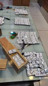 Juego de Dominó de Acrílico Personalizado, Bloques de Lucite para Mesa, Piezas de Juego para Fiestas, Sala de Juegos, Regalo - Product Image 4