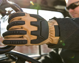 Guantes de Mecánico de Cuero Resistentes al Fuego, Transpirables, de Alta Visibilidad, con Correa para la Cintura, Unisex, para Seguridad Industrial - Product Image 5