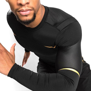 Custom BJJ Surf Rash Guard For <b>Men</b>-Long Sleeve <b>Compression</b> <b>Shirt</b> Breathable Eco-Friendly Quick Dry Spandex/Polyester - Product Image 3